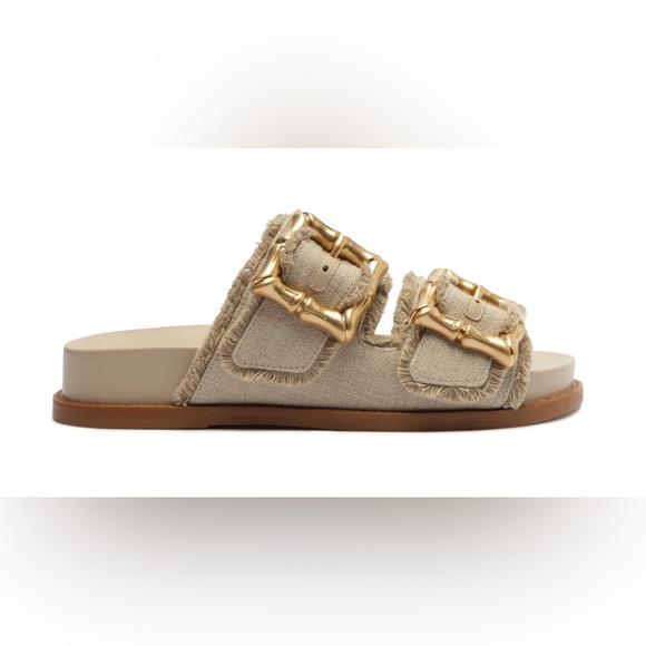 SCHUTZ ENOLA SPORTY LINEN SANDAL - Picture 2 of 5